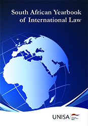 Souther African Yearbook of International Law cover